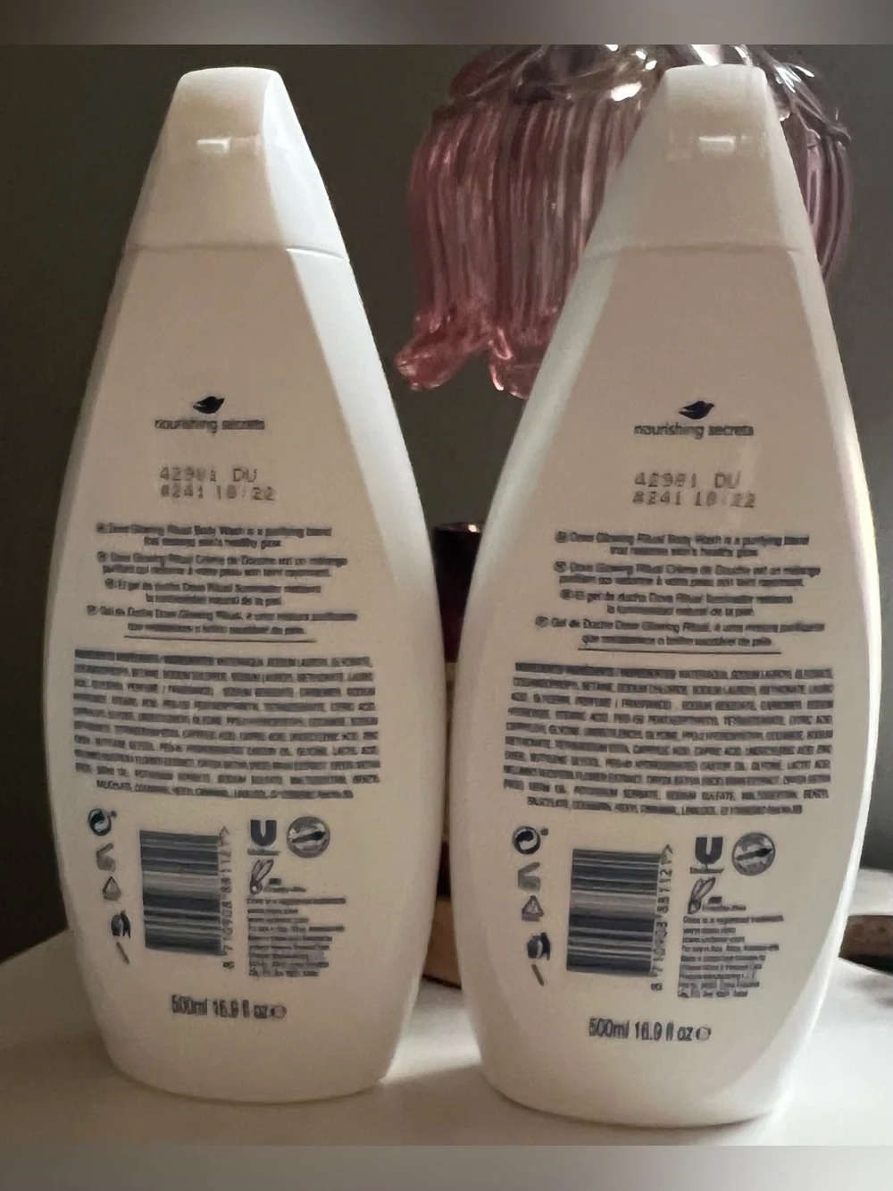 Dove Nourishing Secrets Glowing Ritual Body Wash With Lotus & Rice Water New!